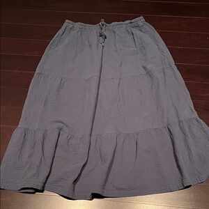 Pact Dusty Navy Maxi Skirt